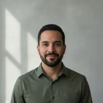 Portrait of Diego Ramírez, Logistics Manager at East Bay Bikes